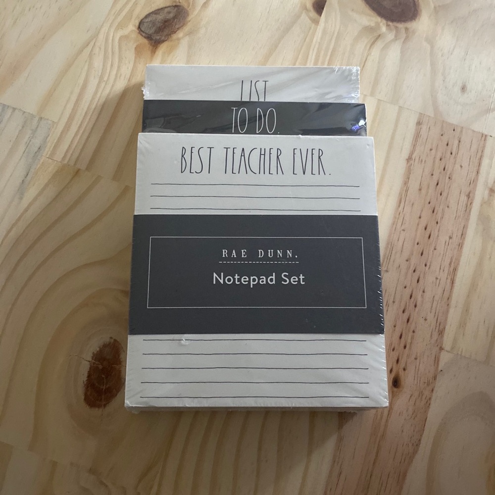 Rae Dunn set of 3 Notepads